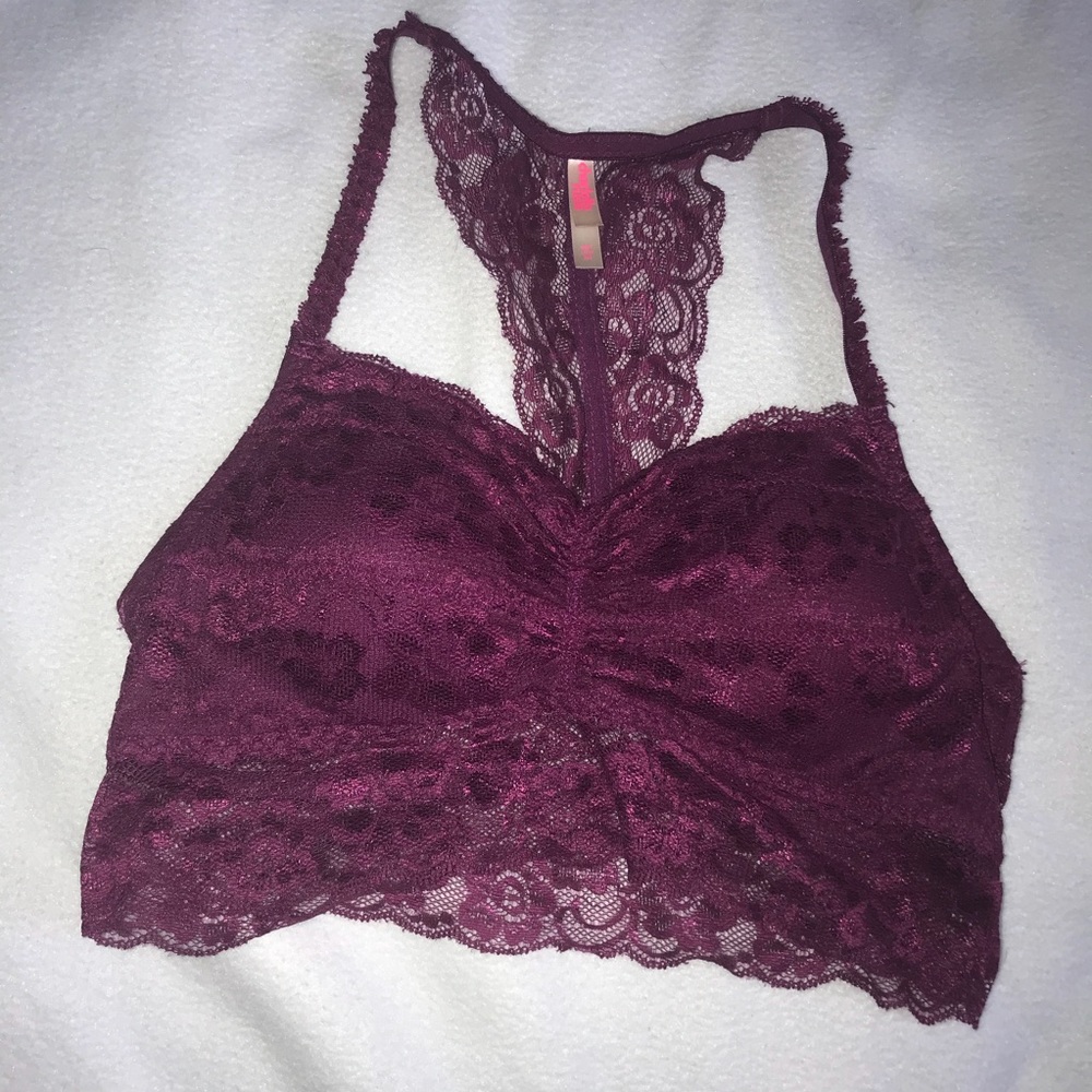 Purple bralette